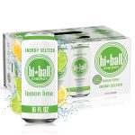 Hiball Energy Seltzer Water, Caffeinated Sparkling Water Made with Vitamin B12 and Vitamin B6, Sugar Free (8 pack of 16 Fl Oz), Blood Orange